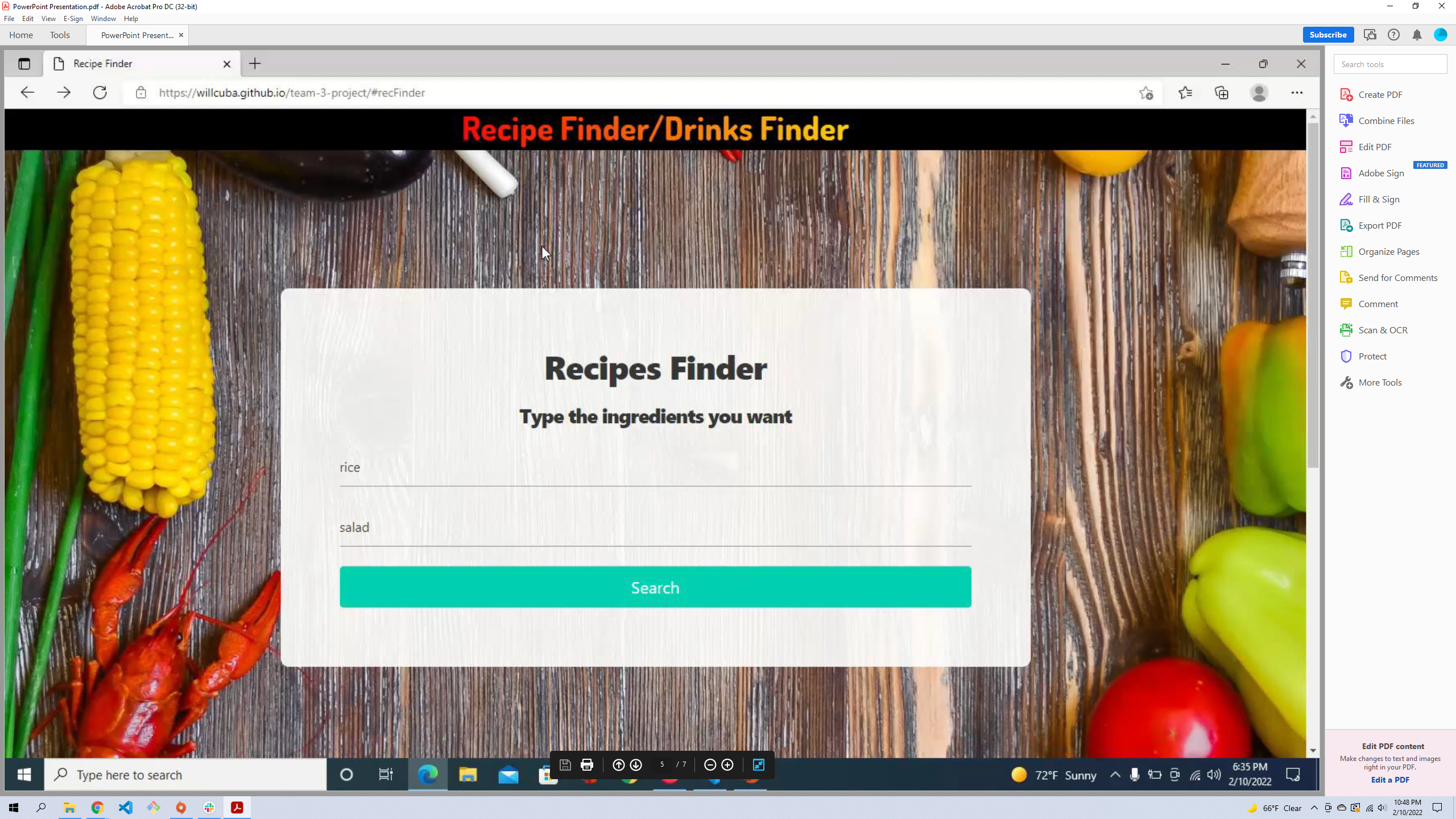 Recipe Finder image